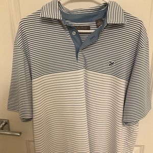 NWOT L signature collection Cremieux striped Polo